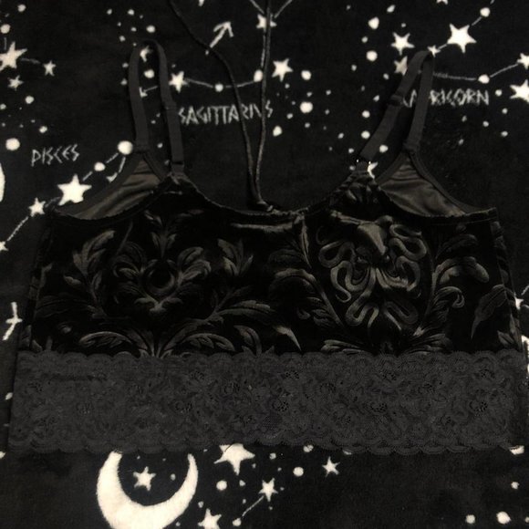 Killstar Dark Dahlia Vest Top - Picture 7 of 7